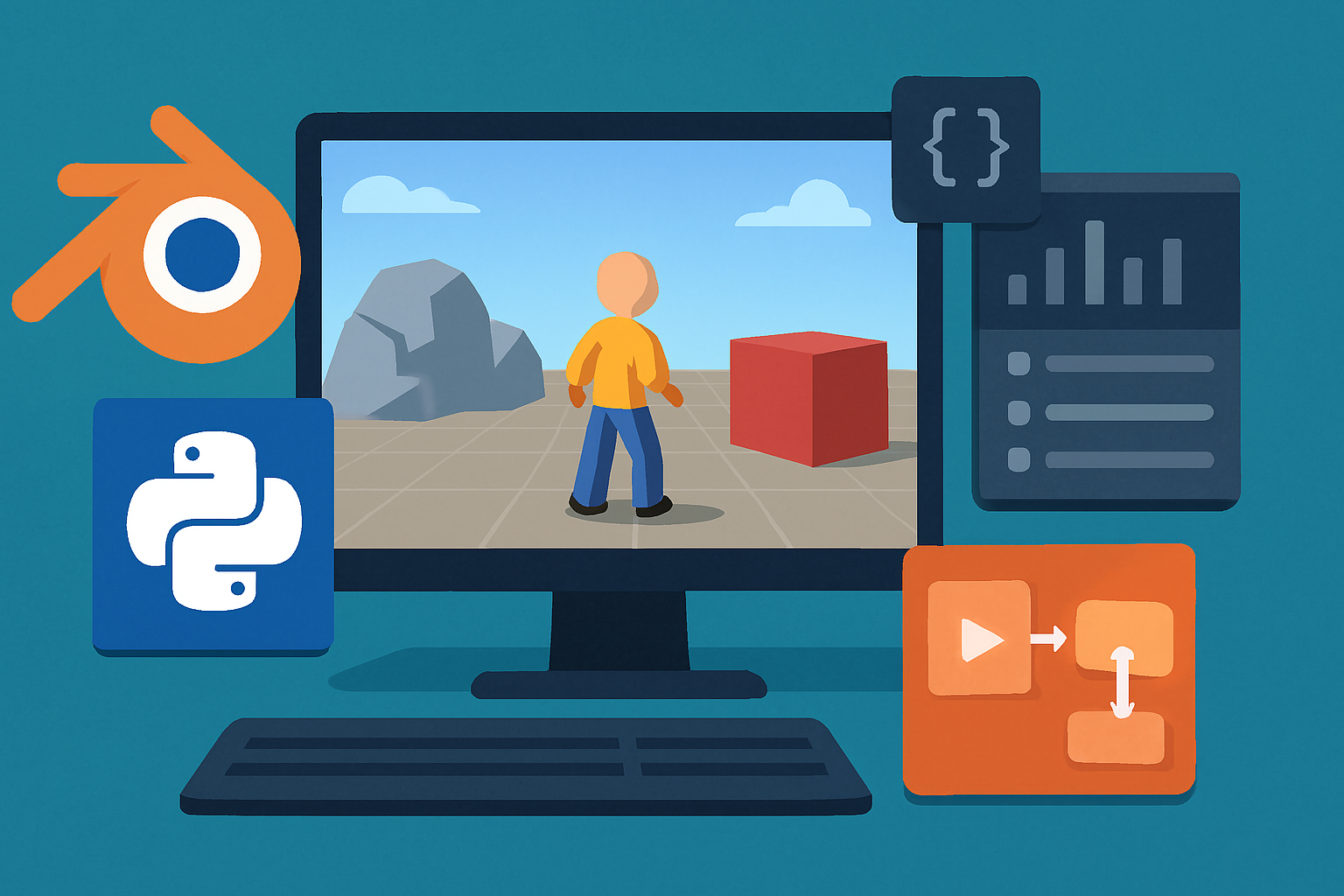 UPBGE و پایتون